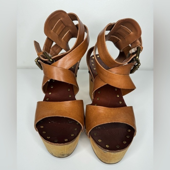 ASH Wedge-Strappy Ankle Platform Sandals - Size 39 - Picture 2 of 7